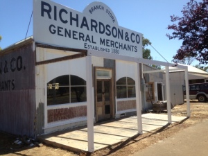 Richardson Store REBUILD of veranda and sign